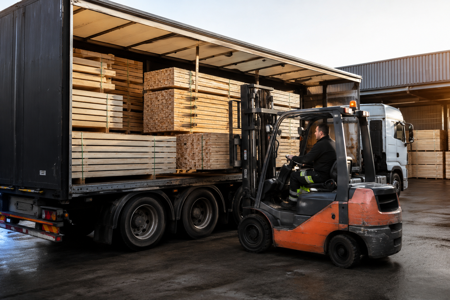 heftruck en truck